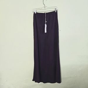 Mimu Maxi Luxe Bias-cut maxi skirt